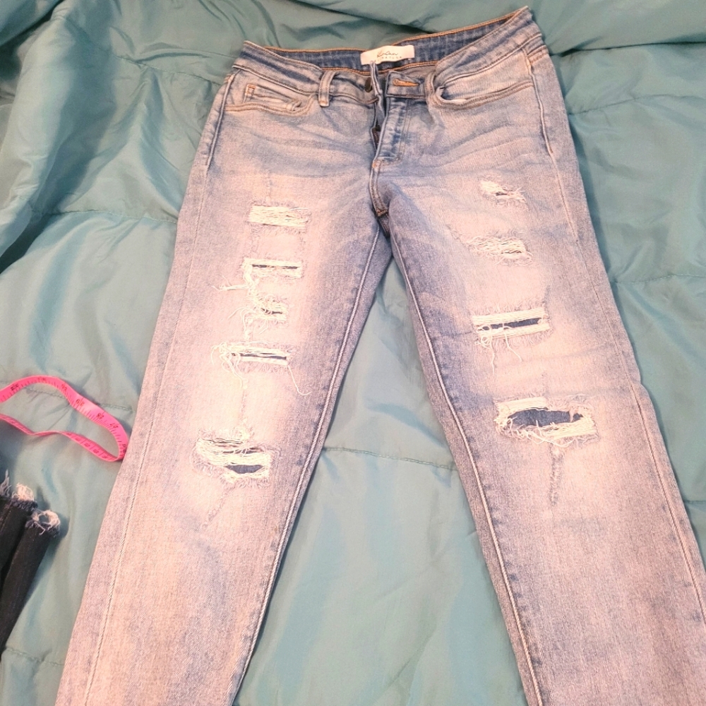Kancan mid rise ankle skinny 28